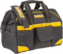 DeWALT - 33 Pocket Black & Yellow Polyester Tool Bag - 16" Wide x 8" Deep x 10" High - Top Tool & Supply