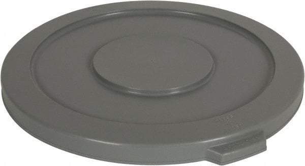 PRO-SOURCE - Round Lid for Use with 32 Gal Round Trash Cans - Gray, Plastic, For Huskee Trash Cans - Top Tool & Supply