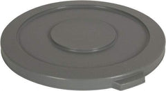 PRO-SOURCE - Round Lid for Use with 32 Gal Round Trash Cans - Gray, Plastic, For Huskee Trash Cans - Top Tool & Supply