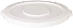 PRO-SOURCE - Round Lid for Use with 32 Gal Round Trash Cans - White, Plastic, For Huskee Trash Cans - Top Tool & Supply