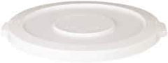 PRO-SOURCE - Round Lid for Use with 32 Gal Round Trash Cans - White, Plastic, For Huskee Trash Cans - Top Tool & Supply