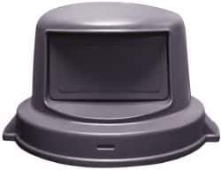 PRO-SOURCE - Dome Lid for Use with 55 Gal Trash Cans - Gray, Plastic, For Huskee Trash Cans - Top Tool & Supply