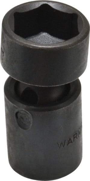 Proto - 3/8" Drive 19mm Standard Universal Impact Socket - 6 Points, 2-3/32" OAL - Top Tool & Supply