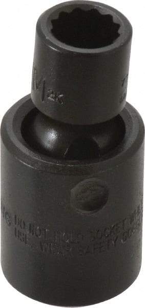 Proto - 3/8" Drive 10mm Deep Universal Impact Socket - 12 Points, 2" OAL - Top Tool & Supply