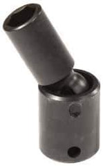 Proto - 3/8" Drive 18mm Deep Universal Impact Socket - 6 Points, 2-11/16" OAL - Top Tool & Supply