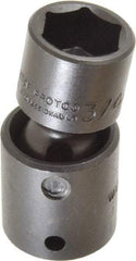 Proto - 1/2" Drive 3/4" Standard Universal Impact Socket - 6 Points, 2-19/32" OAL - Top Tool & Supply