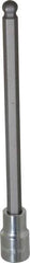 Blackhawk by Proto - 3/8" Drive, 5/16" Hex Bit Socket - 5-7/64" OAL, 5-23/64" Bit Length, Ball End - Top Tool & Supply