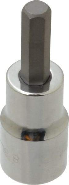 Blackhawk by Proto - 1/2" Drive, 8mm Hex Bit Socket - 2-1/2" OAL, 2" Bit Length - Top Tool & Supply