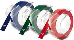 Dymo - Red, Green, Blue Embossing Tape - For DYMO Office Express & Office Mate Embossers - Top Tool & Supply