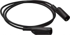 Pomona - Black Electrical Test Equipment Patch Cord - Use with Alligators Test Clips - Top Tool & Supply