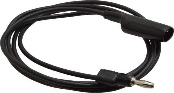 Pomona - Black Electrical Test Equipment Clip - Use with 0.300" Terminal, Banana Plugs - Top Tool & Supply