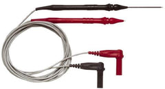 Pomona - Black/Red Electrical Test Equipment Probe Set - Use with Digital Multimeters - Top Tool & Supply