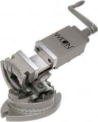 Wilton - 5" Jaw Width, 5" Jaw Opening Capacity, Angle Swivel Machine Vise - Manual Operation, 1 Station, 17-1/2" Long x 12" High x 1-3/4" Deep - Top Tool & Supply