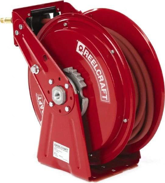 Reelcraft - 50' Spring Retractable Hose Reel - 300 psi, Hose Included - Top Tool & Supply