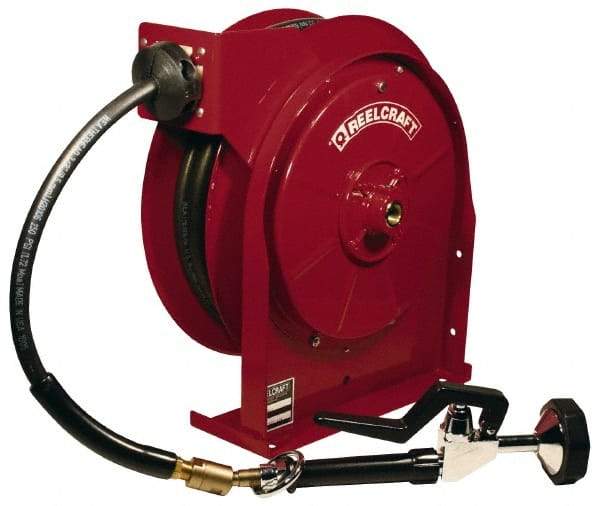 Reelcraft - 35' Spring Retractable Hose Reel - 250 psi, Hose Included - Top Tool & Supply