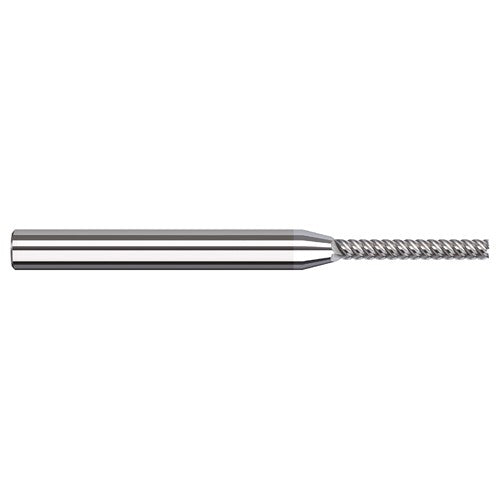 Variable Helix End Mills for Aluminum Alloys - Finishers - 0.1562″ (5/32″) Cutter Diameter × 0.7500″ (3/4″) Length of Cut Carbide Square End Mill Finisher for Aluminum Alloys, 5 Flutes, TiB2 Coated - Exact Industrial Supply