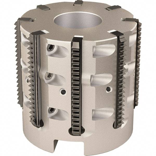 Vargus - 1.93" Cut Diam, 7.874" Max Depth of Cut, 3/4" Arbor Hole Diam, Internal/External Indexable Thread Mill - Insert Style 40L, 7 Inserts, Toolholder Style RTMNC-D, 1.97" OAL - Top Tool & Supply