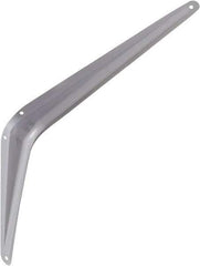 National Mfg. - 100 Lb Capacity, Gray Shelf Brackets - 10" Long x 12" High x 1 3/4" Wide - Top Tool & Supply