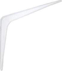 National Mfg. - 100 Lb Capacity, White Shelf Brackets - 12" Long x 14" High x 1.9" Wide - Top Tool & Supply