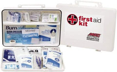 Medique - 200 Piece, 50 Person, Industrial First Aid Kit - 13-3/4" Wide x 9-1/2" Deep x 3" High, Plastic Case - Top Tool & Supply