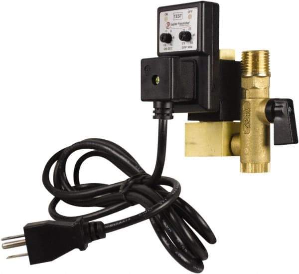 PRO-SOURCE - 1/4" Inlet, Electronic Condensate Drain Valve - 1/4" NPT Outlet, 1.5 to 300 psi - Top Tool & Supply