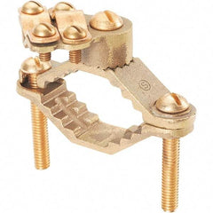 Panduit - Grounding Clamp - Bronze, 1.65" OAL - Top Tool & Supply