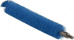 Vikan - 0.8" Diam Polyester Tube Brush - 7-1/2" OAL, 7" Head Length, Stainless Steel Handle - Top Tool & Supply