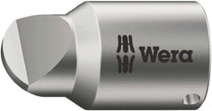 Wera - 1/4" Drive, #0 Point, Standard Slotted Screwdriver Socket - #0 Point - Top Tool & Supply