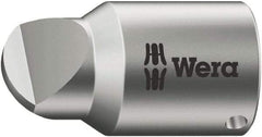 Wera - 1/4" Drive, #4 Point, Standard Slotted Screwdriver Socket - #4 Point - Top Tool & Supply