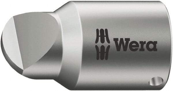 Wera - 1/4" Drive, #2 Point, Standard Slotted Screwdriver Socket - #2 Point - Top Tool & Supply