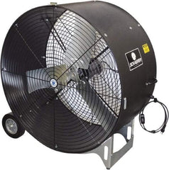 Schaefer Ventilation Equipment - 36" Blade, 1/2 hp, 11,700 CFM, Industrial Circulation Fan - Portable with Wheels, 1 Speed - Top Tool & Supply