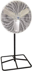 Schaefer Ventilation Equipment - 30" Blade, 1/2 hp, 7,000 & 9,420 CFM, Industrial Circulation Fan - Pedestal, 2 Speed - Top Tool & Supply