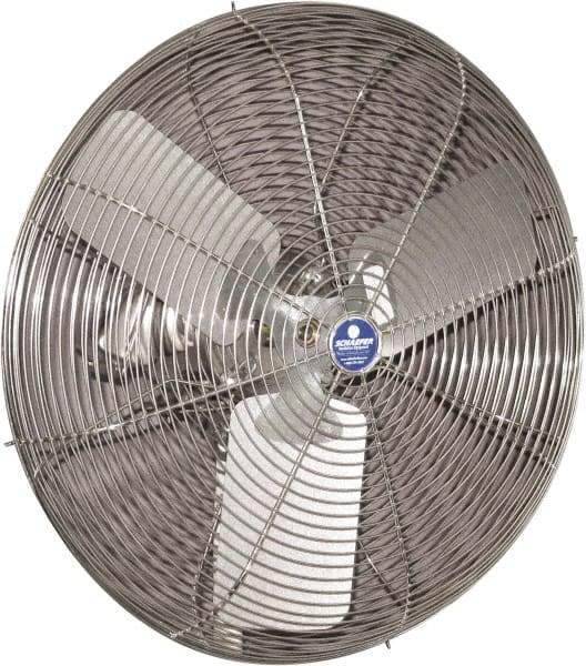 Schaefer Ventilation Equipment - 30" Blade, 1/2 hp, 10,440 CFM, Industrial Circulation Fan - Fan Head Only, 1 Speed - Top Tool & Supply