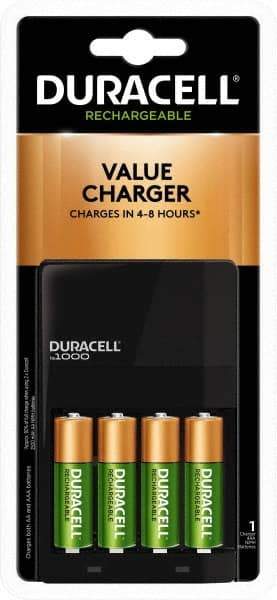 Duracell - 1.2 Volt Advanced Charger - NiMH Compatible - Top Tool & Supply