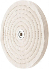 Value Collection - 10" Diam x 3/4" Thick Unmounted Buffing Wheel - 60 Ply, Polishing, 1" Arbor Hole, Medium Density - Top Tool & Supply