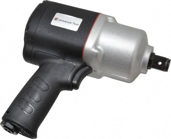 Universal Tool - 3/4" Drive, 6,000 RPM, 1,200 Ft/Lb Torque Impact Wrench/Ratchet - Pistol Grip Handle, 1,000 IPM, 10 CFM, 90 psi, 3/8" NPT Inlet - Top Tool & Supply