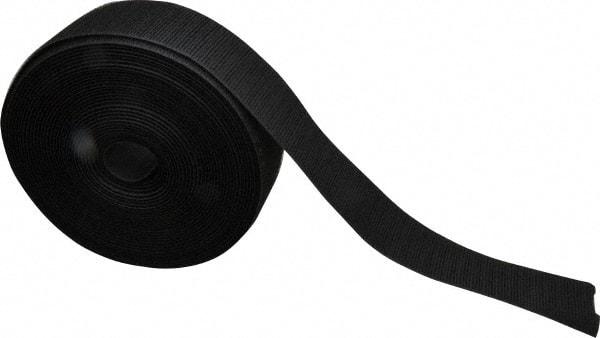 VELCRO Brand - 2" Wide x 10 Yd Long Sew On Hook & Loop Roll - Continuous Roll, Black - Top Tool & Supply