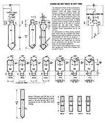 Made in USA - 1/2 Inch Gauge, Press Brake Punch and Die Set - 10 Ft. Punch and Die Length - Top Tool & Supply