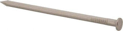 Made in USA - 16D, 8 Gauge, 3-1/2" OAL Common Nails - Smooth Shank, T304 Stainless Steel - Top Tool & Supply