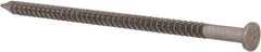 Made in USA - 12D, 9 Gauge, 3-1/4" OAL Common Nails - Ring Shank, T304 Stainless Steel - Top Tool & Supply