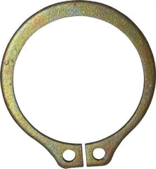 Rotor Clip - 0.94" Groove Diam, 1" Shaft Diam, Zinc Yellow Dichromate Steel, Snap External Retaining Rings - 0.046" Groove Width, 0.03" Groove Depth, 0.042" Ring Thickness, Grade 1060-1090 - Top Tool & Supply