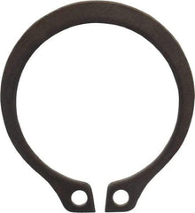 Rotor Clip - 0.588" Groove Diam, 5/8" Shaft Diam, Zinc-Plated Stainless Steel, Snap External Retaining Rings - 0.039" Groove Width, 0.018" Groove Depth, 0.035" Ring Thickness, Grade 15-7 Grade 632 - Top Tool & Supply