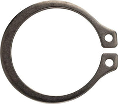 Rotor Clip - 1" Groove Diam, 1-1/16" Shaft Diam, Zinc-Plated Stainless Steel, Snap External Retaining Rings - 0.056" Groove Width, 0.032" Groove Depth, 0.05" Ring Thickness, Grade 15-7 Grade 632 - Top Tool & Supply