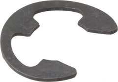 Rotor Clip - 0.485" Groove Diam, 5/8" Shaft Diam, Phosphate Steel, Bowed E Style External Retaining Rings - 0.077" Groove Width, 0.07" Groove Depth, 0.042" Ring Thickness, Grade 1060-1090 - Top Tool & Supply