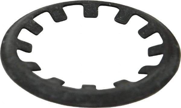 Rotor Clip - 5/8" Shaft Diam, Phosphate Steel, Self Locking External Retaining Rings - 0.015" Ring Thickness, Grade 1060-1090 - Top Tool & Supply