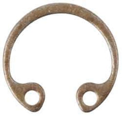 Rotor Clip - 11/16" Nominal, 0.035" Thick, Stainless Steel Snap Internal Retaining Ring - 0.039" Groove Width, 0.0222" Groove Depth, 0.732" Groove Diam - Top Tool & Supply