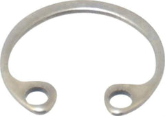 Rotor Clip - 0.015" Thick, Stainless Steel Snap Internal Retaining Ring - 0.02" Groove Width, 0.009" Groove Depth, 0.268" Groove Diam, Grade 15-7 Grade 632 - Top Tool & Supply