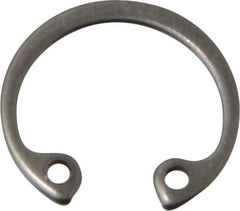 Rotor Clip - 0.025" Thick, Stainless Steel Snap Internal Retaining Ring - 0.029" Groove Width, 0.012" Groove Depth, 0.461" Groove Diam, Grade 15-7 Grade 632 - Top Tool & Supply