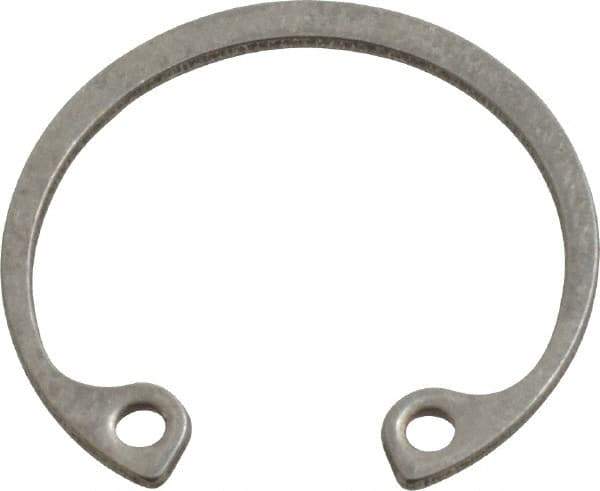 Rotor Clip - 0.035" Thick, Stainless Steel Snap Internal Retaining Ring - 0.039" Groove Width, 0.023" Groove Depth, 0.796" Groove Diam, Grade 15-7 Grade 632 - Top Tool & Supply