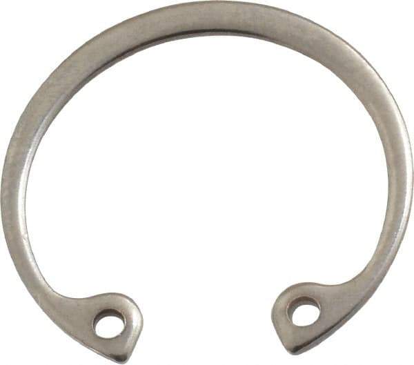 Rotor Clip - 0.042" Thick, Stainless Steel Snap Internal Retaining Ring - 0.046" Groove Width, 0.028" Groove Depth, 0.931" Groove Diam, Grade 15-7 Grade 632 - Top Tool & Supply